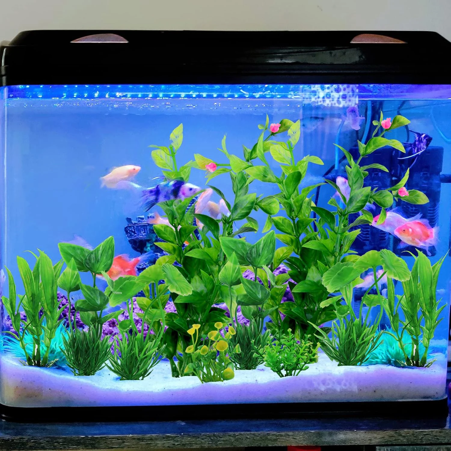 Plantas Artificiais para Aquário, 10 Peças, para Decoração de Tanque - Image 6