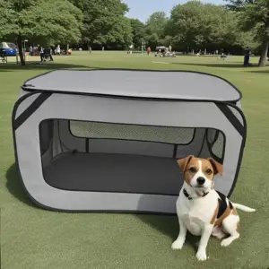 tenda canil dobrável para cães e gatos