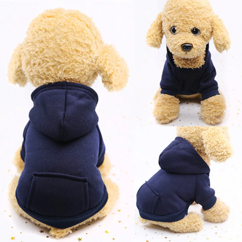 Moletom para Cães de Poliéster com Capuz e Bolsos - Imagem 2