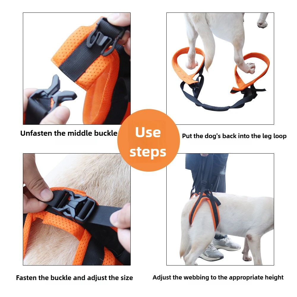 Arnês de Elevação para Cães com Suporte Traseiro Ajustável - Imagem 5