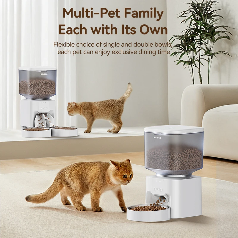 Rojeco Alimentador Automático para Cães e Gatos Wi-Fi 4.5L - Image 6