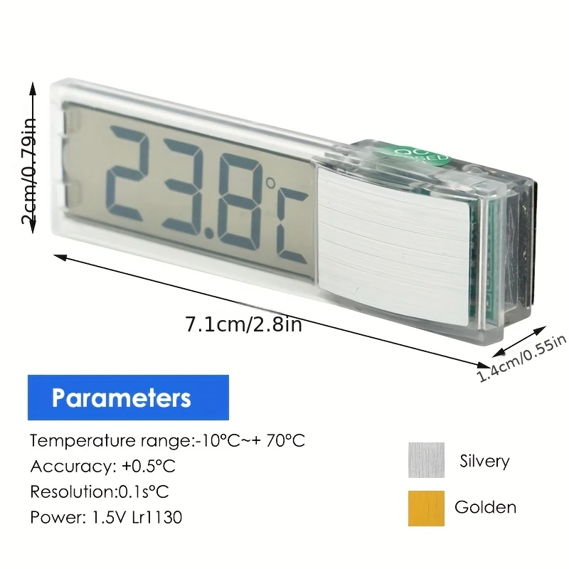 Termômetro Digital para Aquário LCD Medição Precisa de Temperatura - Imagem 2