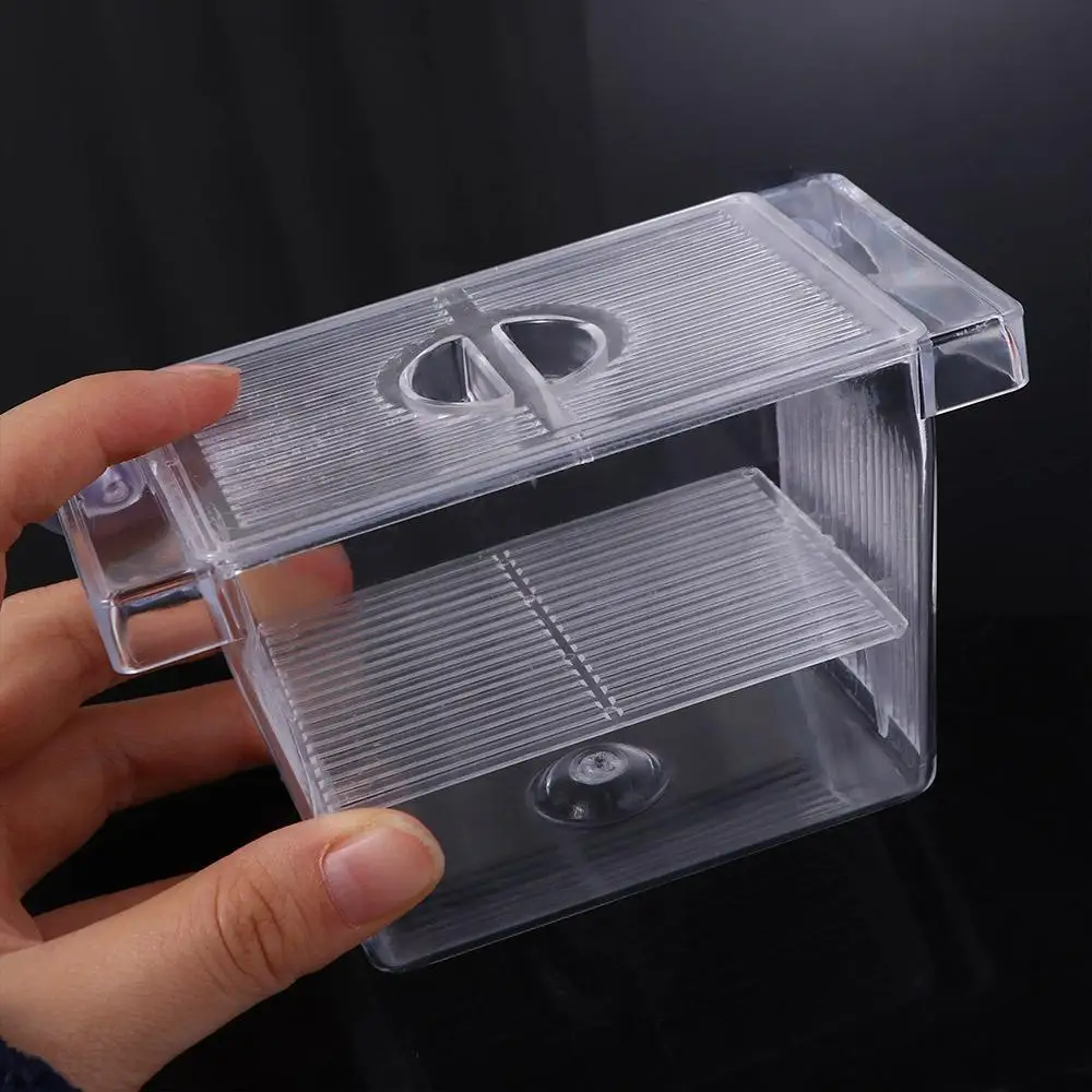 Caixa de Criação para Peixes com Ventosas Transparente 12,5x7x7 cm - Imagem 6
