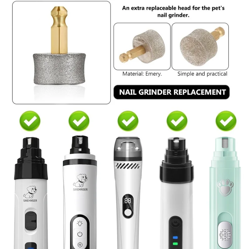 Cabeça de Lixa para Moedor de Unhas de Cães de Cobre - Imagem 2