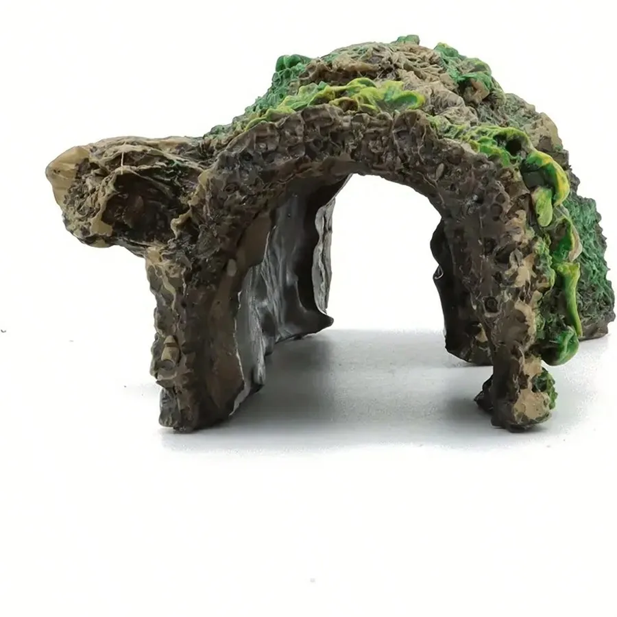 Ornamento para Aquário com Cenário Verde Realista - Imagem 4