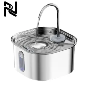 fonte de água para gatos e cães de inox