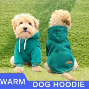 moletom para cães com capuz
