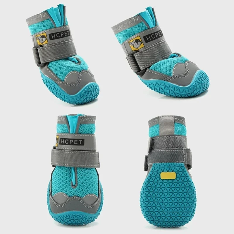 Botas para Cães Reflexivas Impermeáveis para Neve e Chuva - Imagem 4