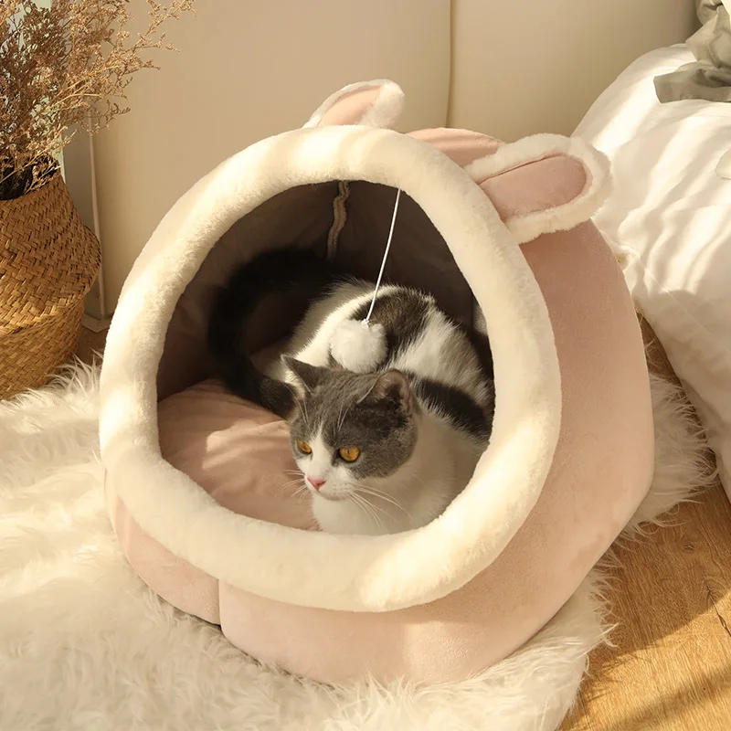 Cama Tenda para Gatos e Cães Pequenos Dobrável e Lavável - Imagem 4