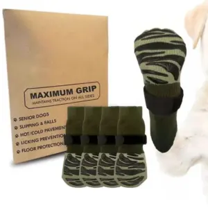 meias antiderrapantes para cães