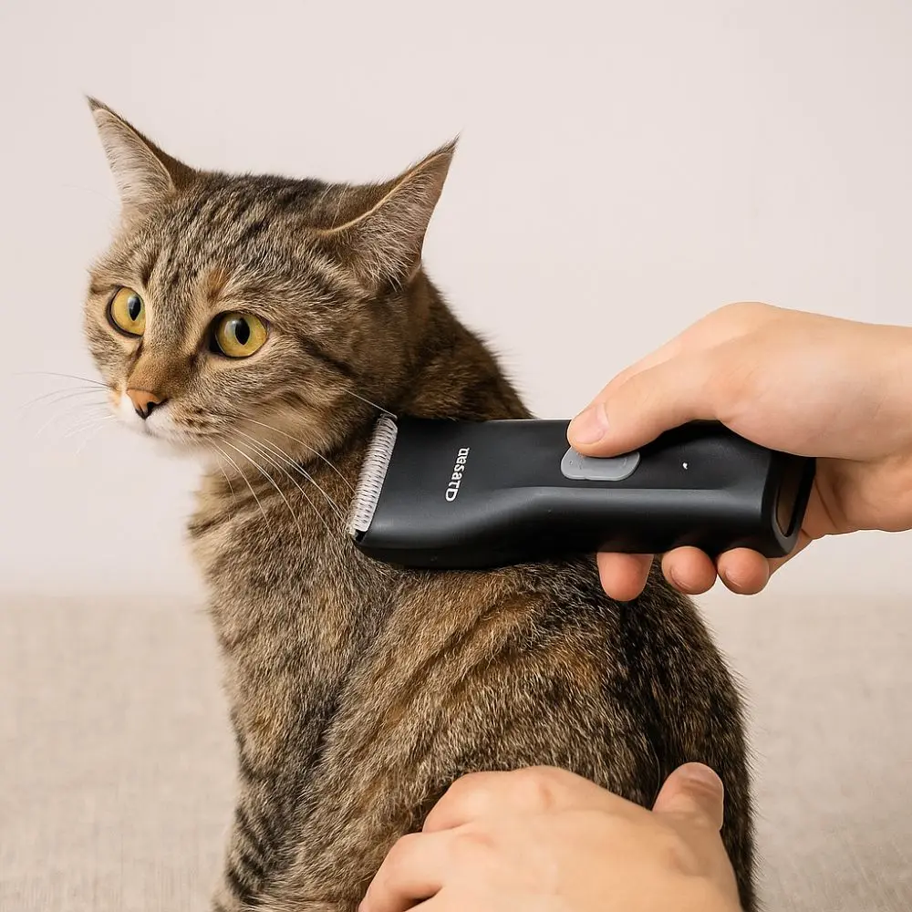 Máquina de Tosa para Cães e Gatos Recarregável USB Silenciosa - Imagem 5