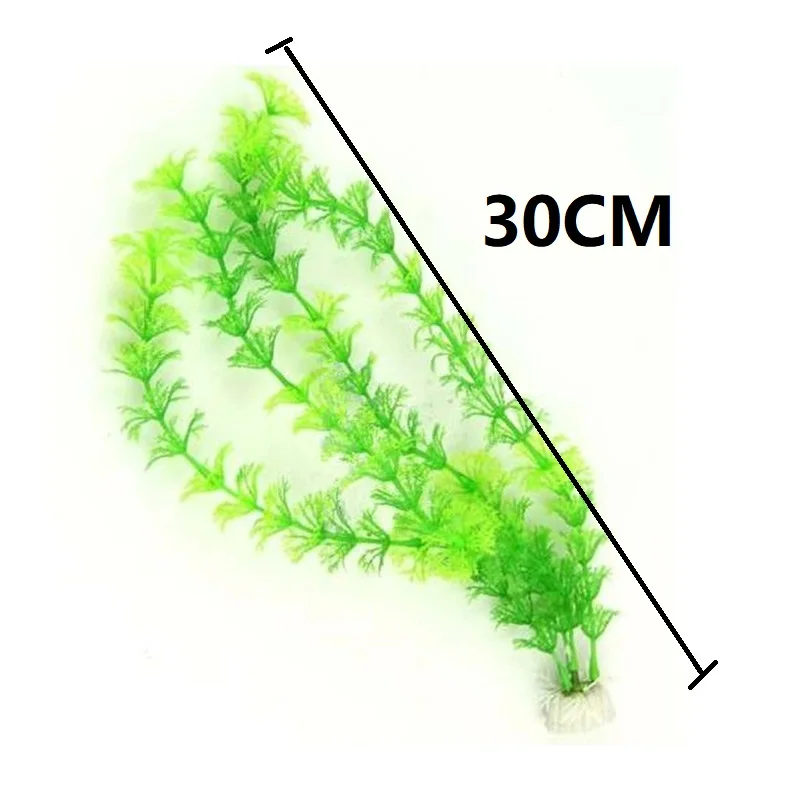 Planta Artificial para Aquário de Plástico com 29,5 cm de Altura - Imagem 2
