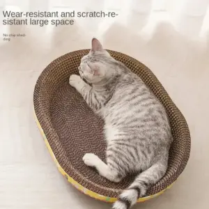 arranhador para gatos de papel ondulado