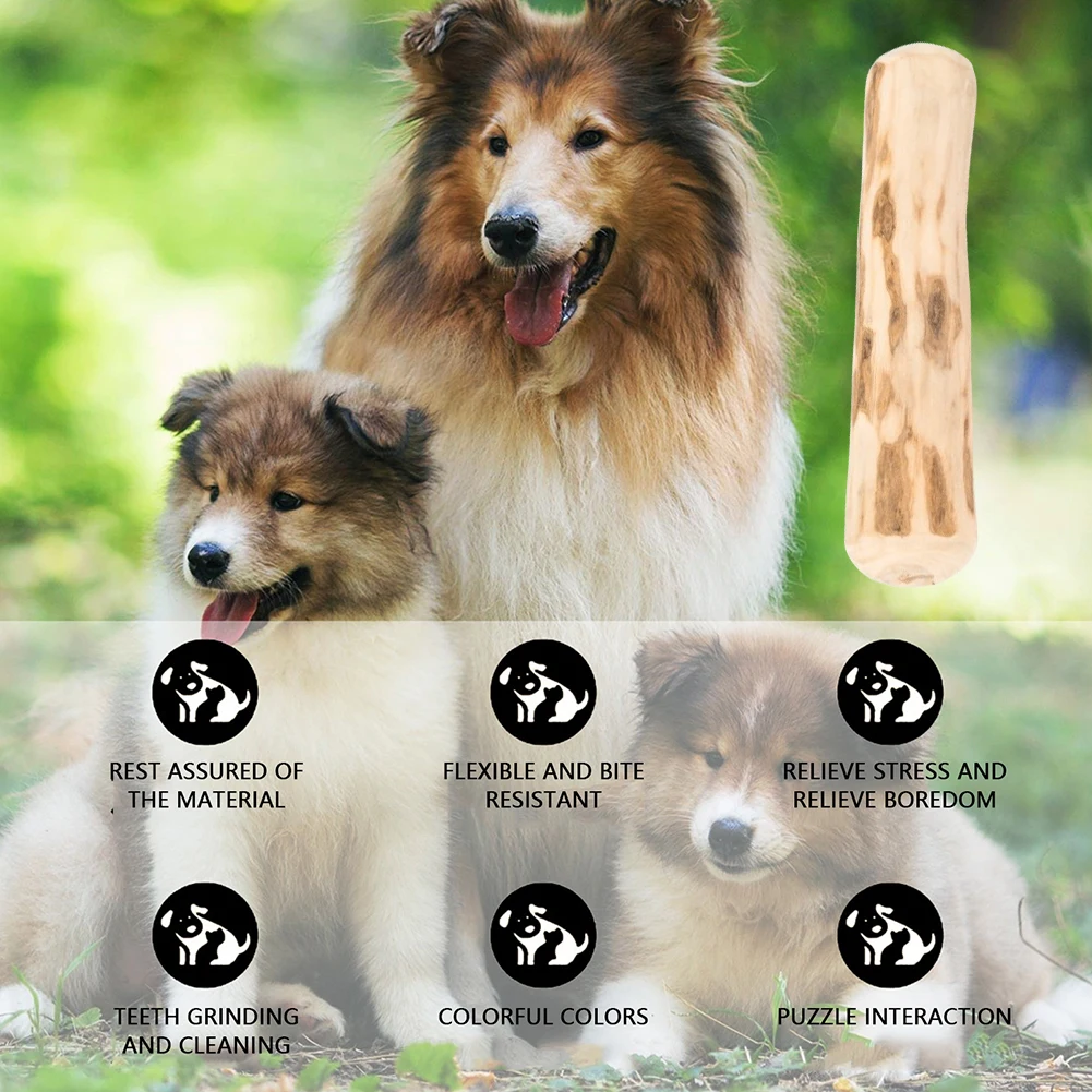 Brinquedo Mastigável para Cães de Madeira de Café Natural Duradouro - Imagem 2