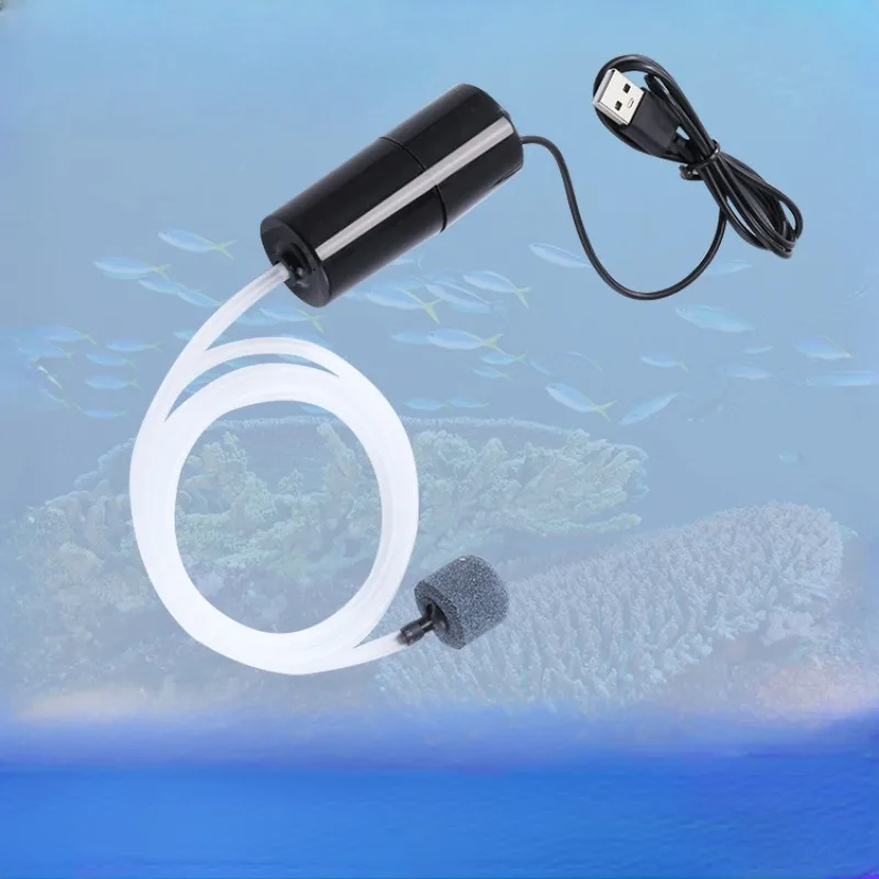 Bomba de Ar USB para Aquário Pequeno Silenciosa Portátil - Imagem 4