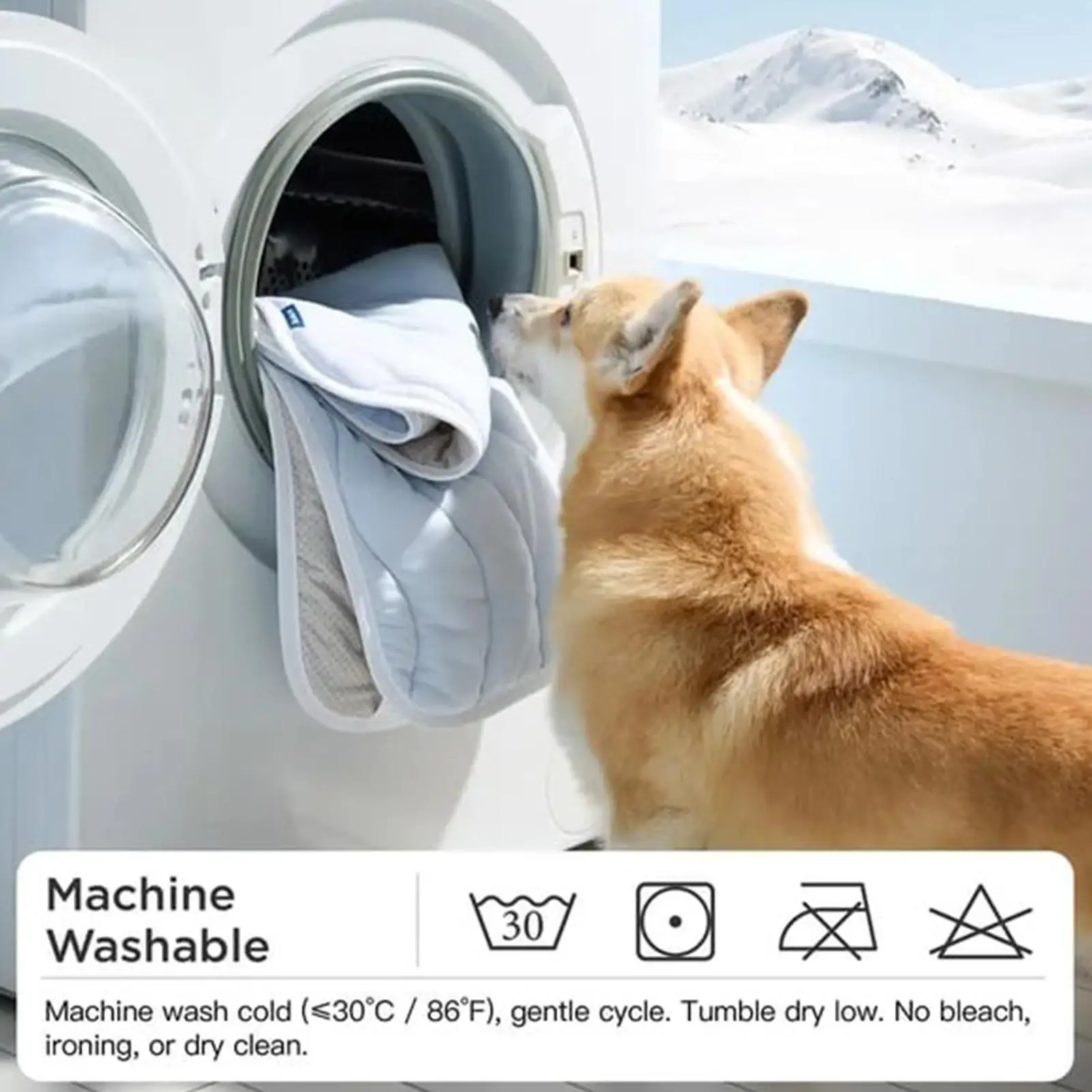 Cama Refrescante para Cães Lavável para Verão - Image 6