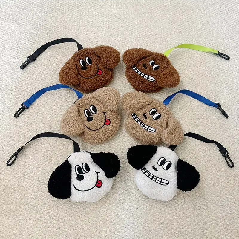 Dispensador de Saco Higiênico para Cães de Pelúcia com Clipe Portátil - Imagem 2