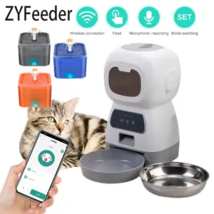 comedouro automático wifi para cães e gatos