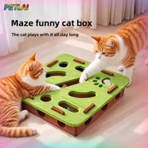 brinquedo interativo para gatos com labirinto