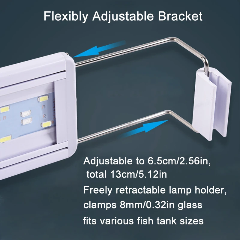 Luminária LED USB para Aquário com Temporizador e 10 Níveis de Brilho - Imagem 4