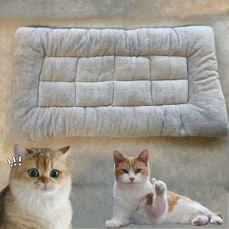 Cama Sofá de Pelúcia para Cães e Gatos de Poliéster Macio - Image 3