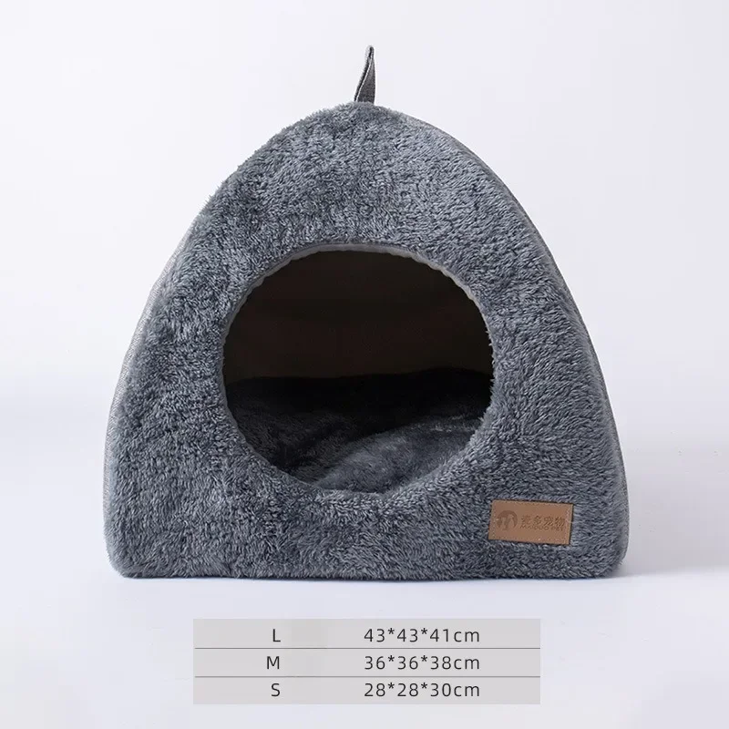 Cama Toca para Gatos e Cães Pequenos Acolchoada - Imagem 6