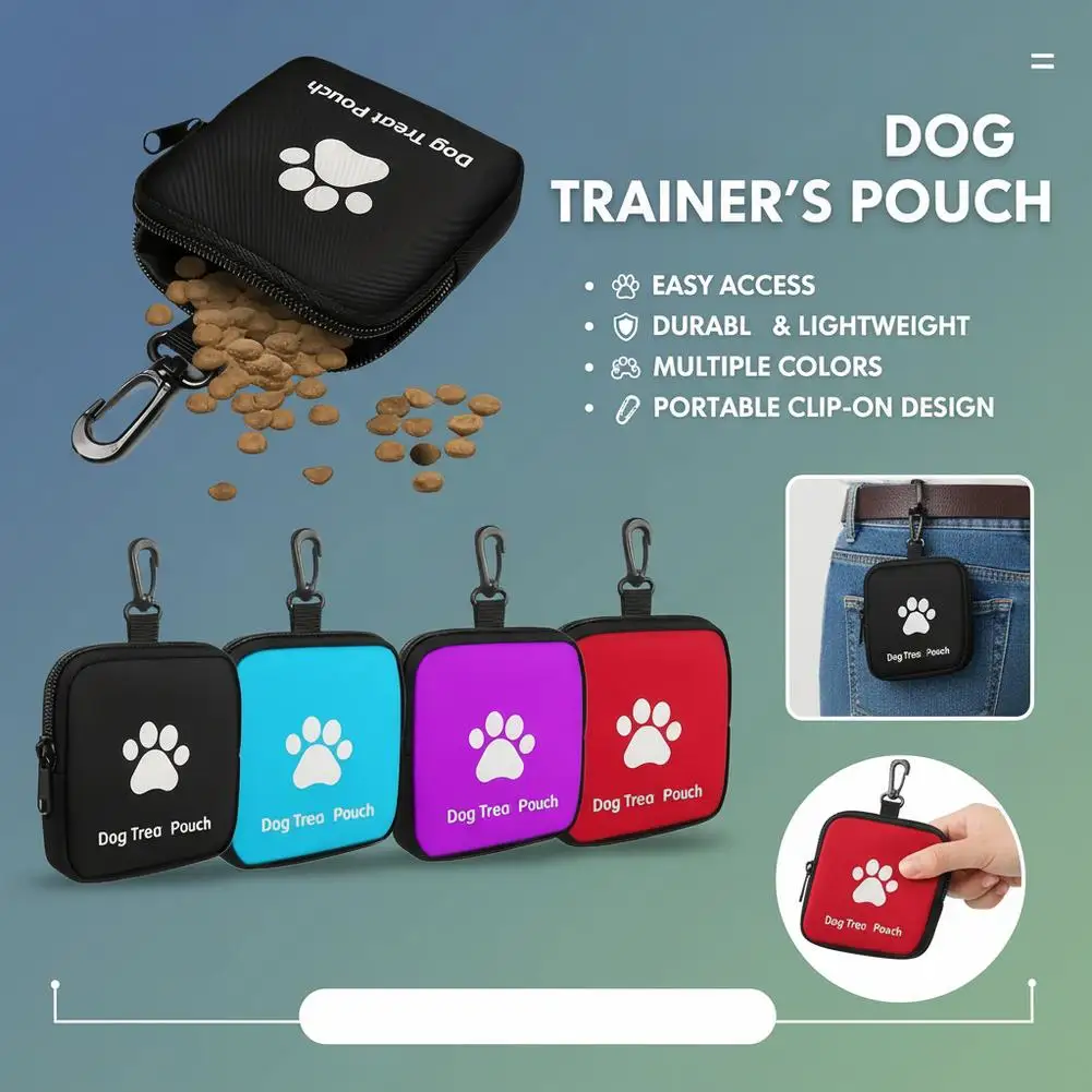 Bolsa para Petiscos de Cães para Passeio com Bolso de Armazenamento - Imagem 3