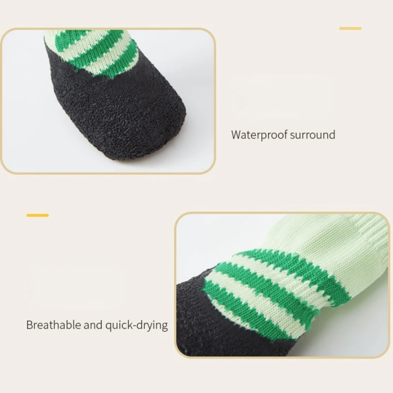 Botas para Cães Impermeáveis com Sola Antiderrapante para Asfalto Quente - Imagem 3