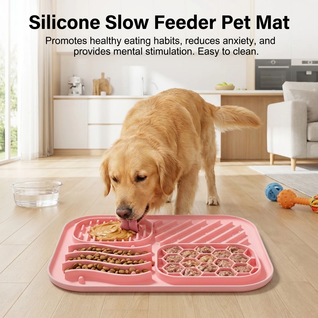 tapete de silicone alimentação lenta para cães e gatos