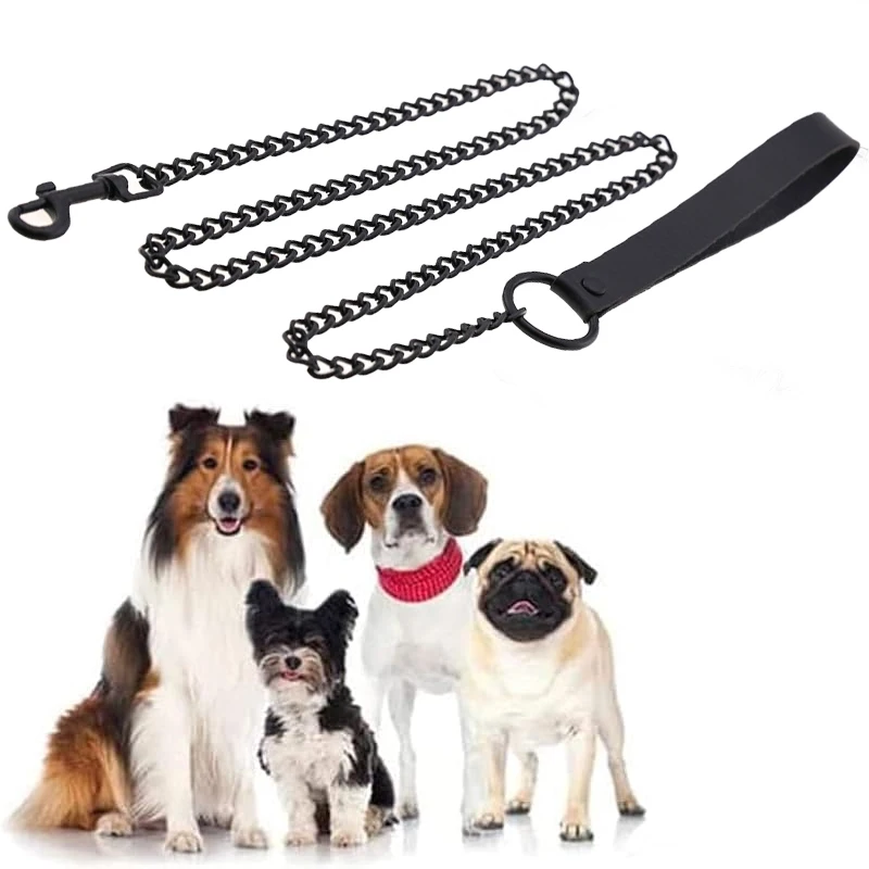 Coleira de Corrente para Cães 115 cm Resistente à Mastigação - Imagem 5