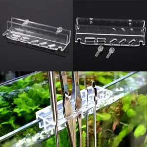 rack organizador acrílico para ferramentas de aquário