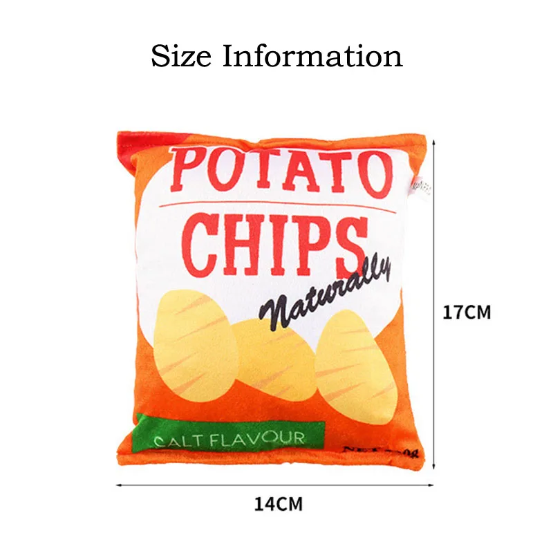 Brinquedo para Cães Pequenos e Médios com Guincho Formato Batata Frita - Image 6