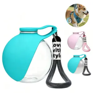 garrafa de água portátil para cães