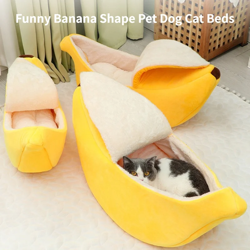 cama toca banana para gatos