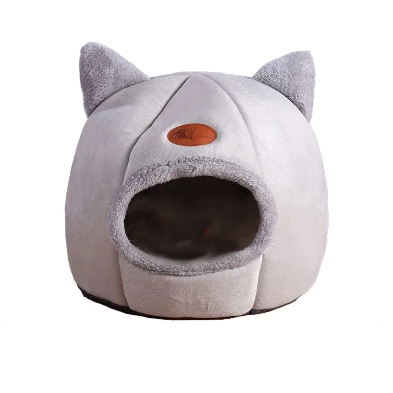 Cama Toca para Gatos e Cães Pequenos Velboa com Almofada Removível - Image 6