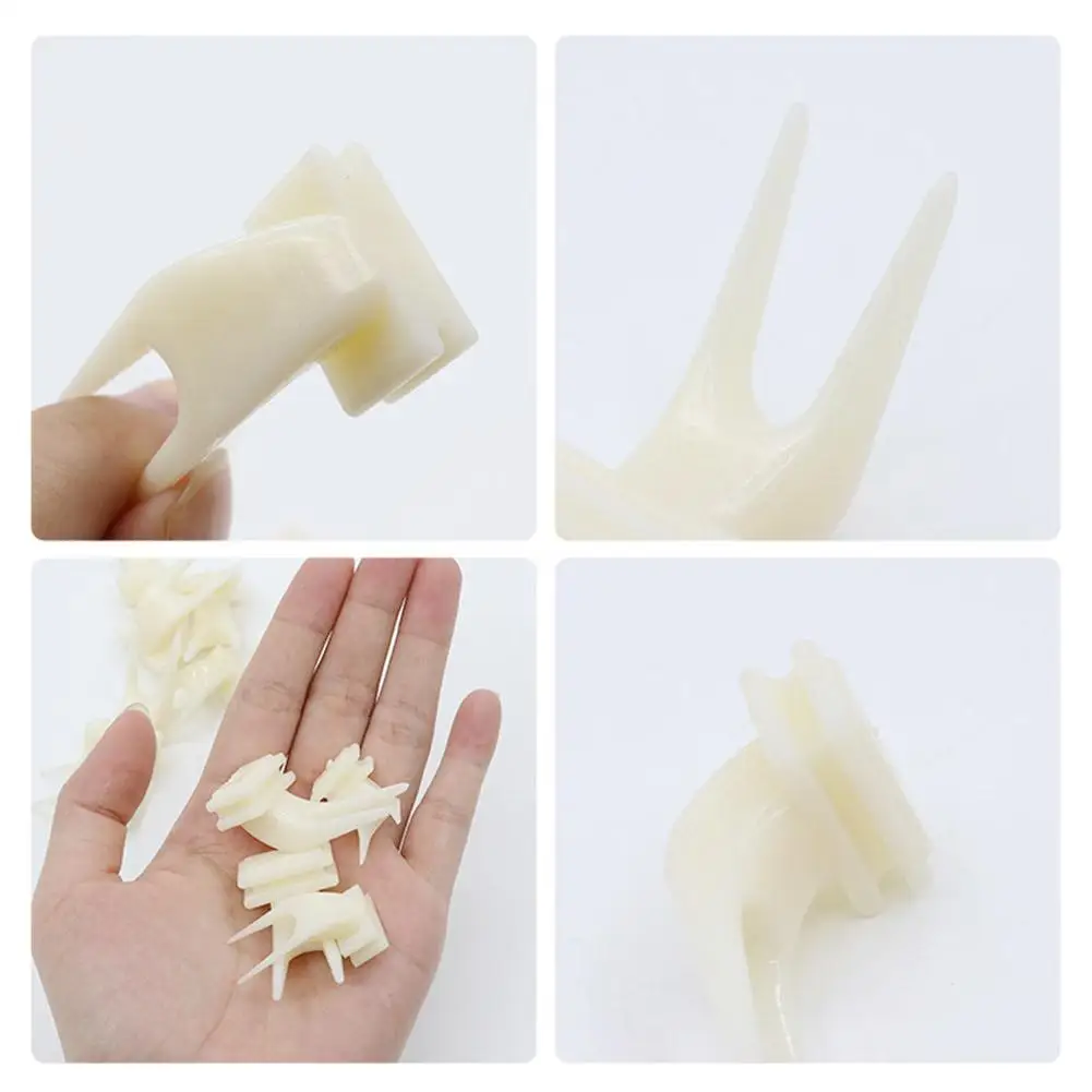 Kit 5 Garfos de Plástico para Pássaros e Papagaios com Encaixe na Gaiola - Imagem 3