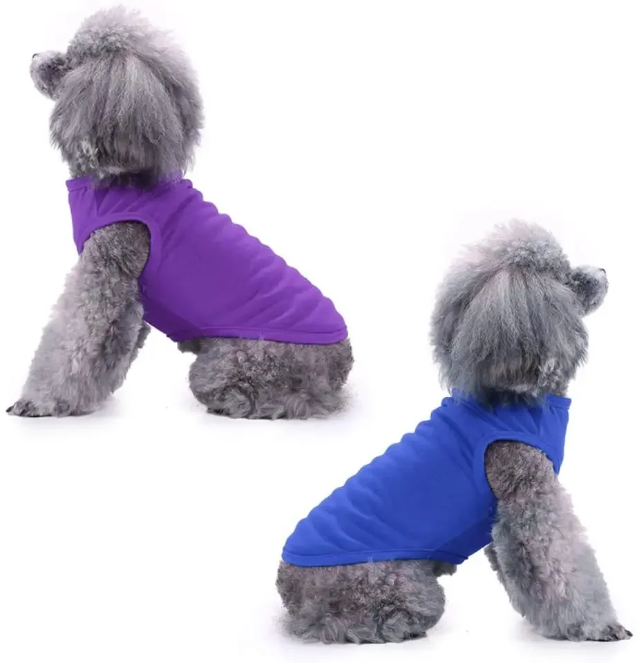 Camiseta para Cães e Gatos de Algodão Fino Macio - Image 3