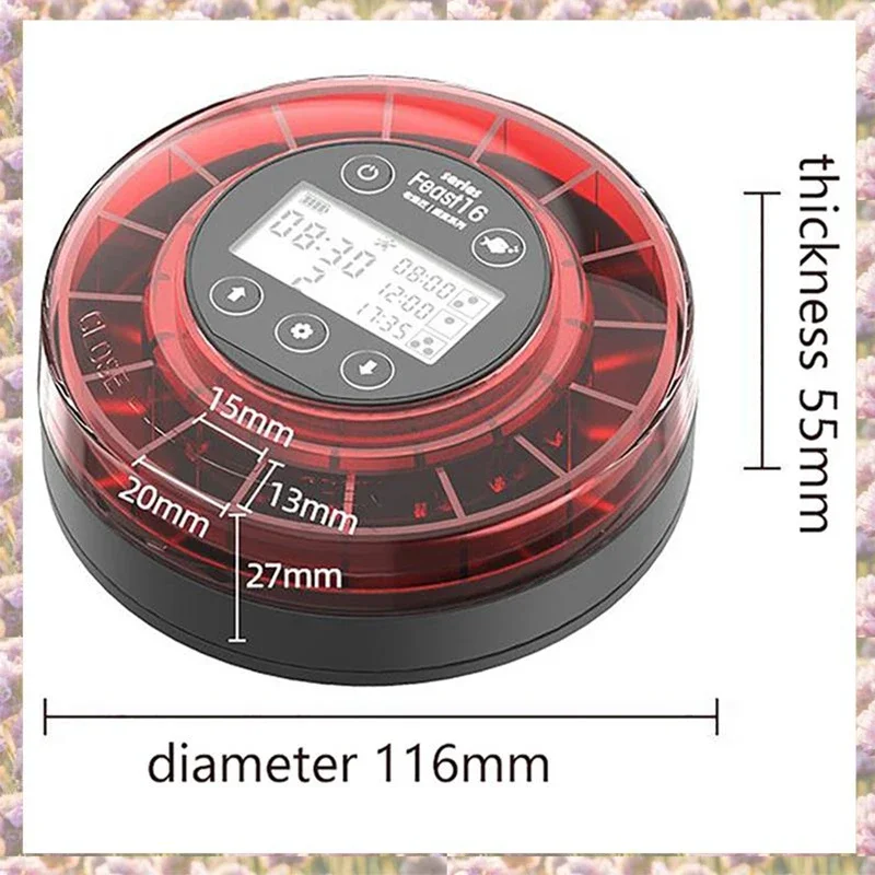 Alimentador Automático para Aquário com Temporizador Recarregável USB - Imagem 6