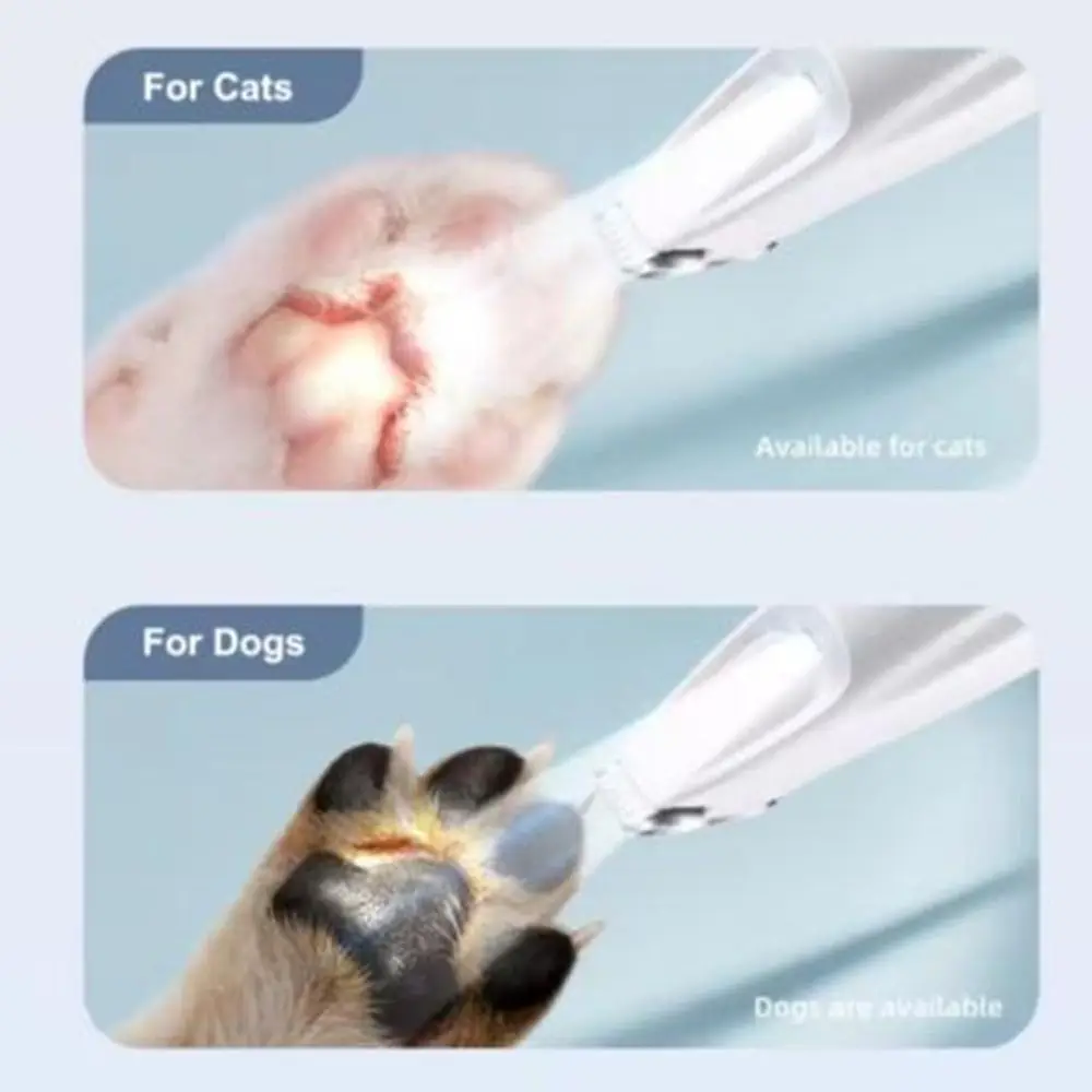 Aparador de Pelos para Patas de Cães e Gatos USB Recarregável com LED - Imagem 2