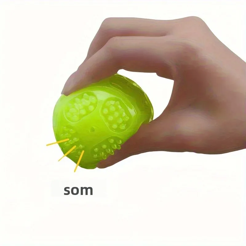 Brinquedo Bola para Cães que Brilha no Escuro para Entretenimento Noturno - Imagem 2