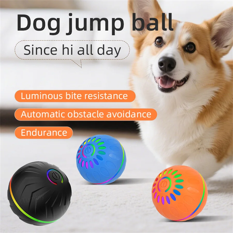 Bolas Interativas para Cães USB com Movimento Aleatório - Imagem 2