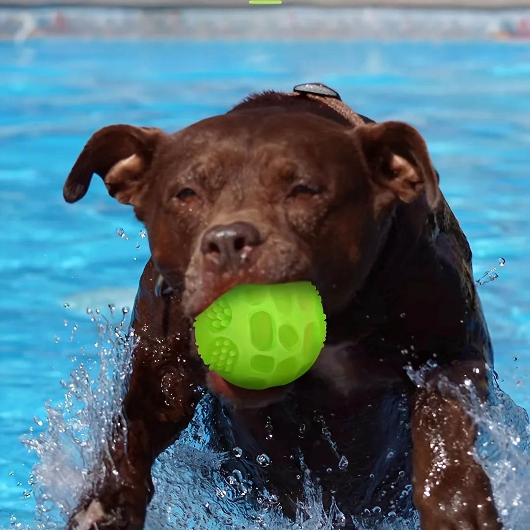 Brinquedo Bola para Cães que Brilha no Escuro para Entretenimento Noturno - Imagem 4