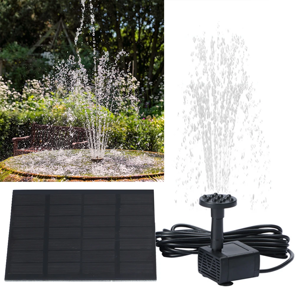Bomba Solar para Lago e Aquário com 6 Bicos Decorativos - Imagem 3
