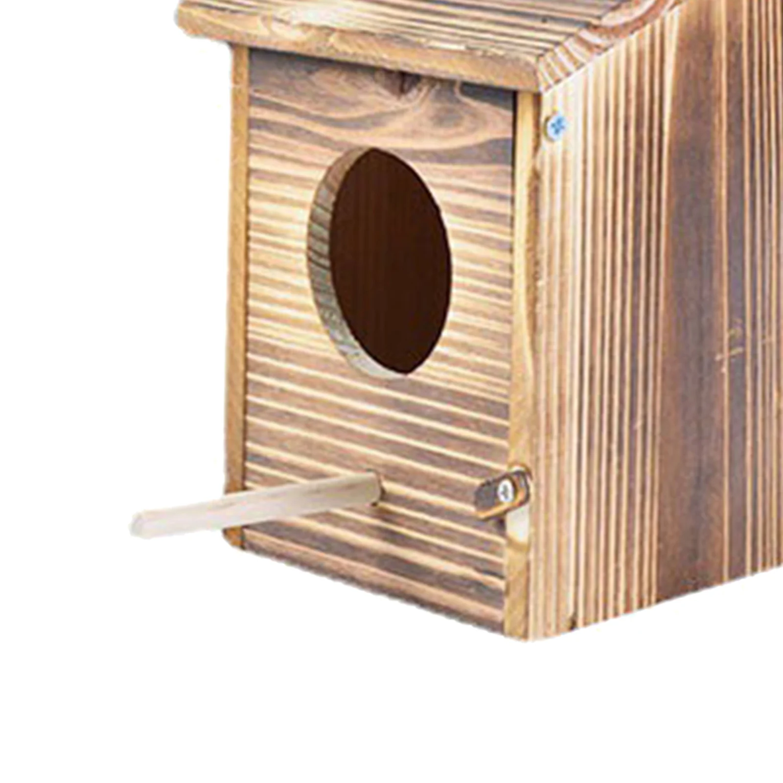 Casa de Pássaro de Madeira 22x15 cm com Porta para Limpeza - Imagem 6