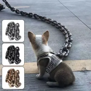 coleira corrente para cães de plástico