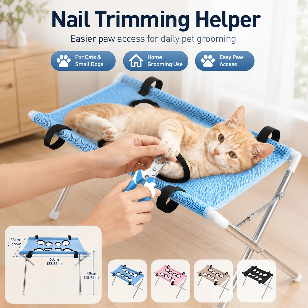 mesa de tosa dobrável para cães e gatos pequenos