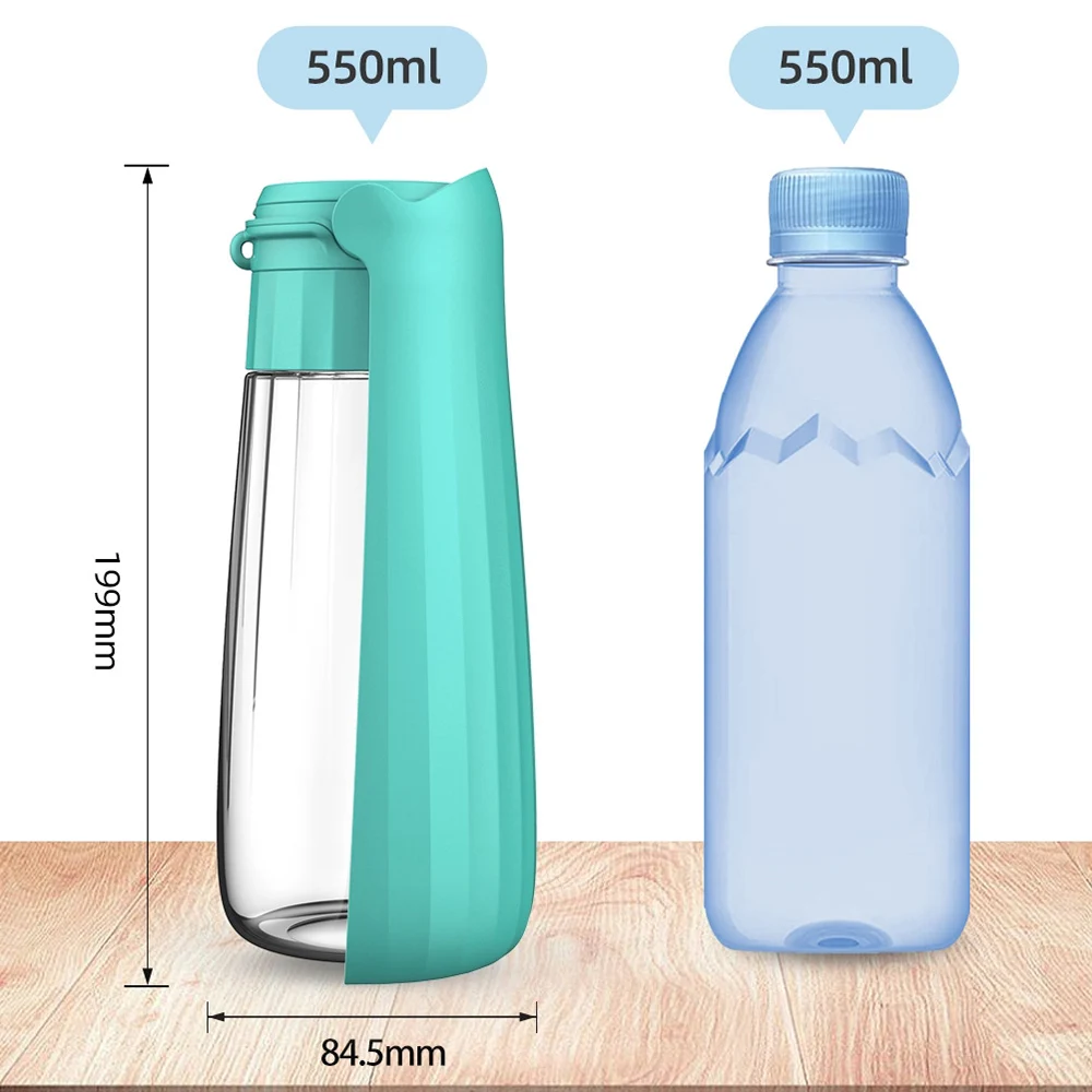 Garrafa de Água para Cães 550 ml Portátil para Passeio - Imagem 6