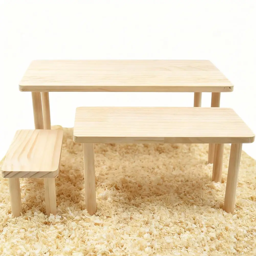 Plataforma de Madeira para Hamster com Superfície Antiderrapante - Imagem 5
