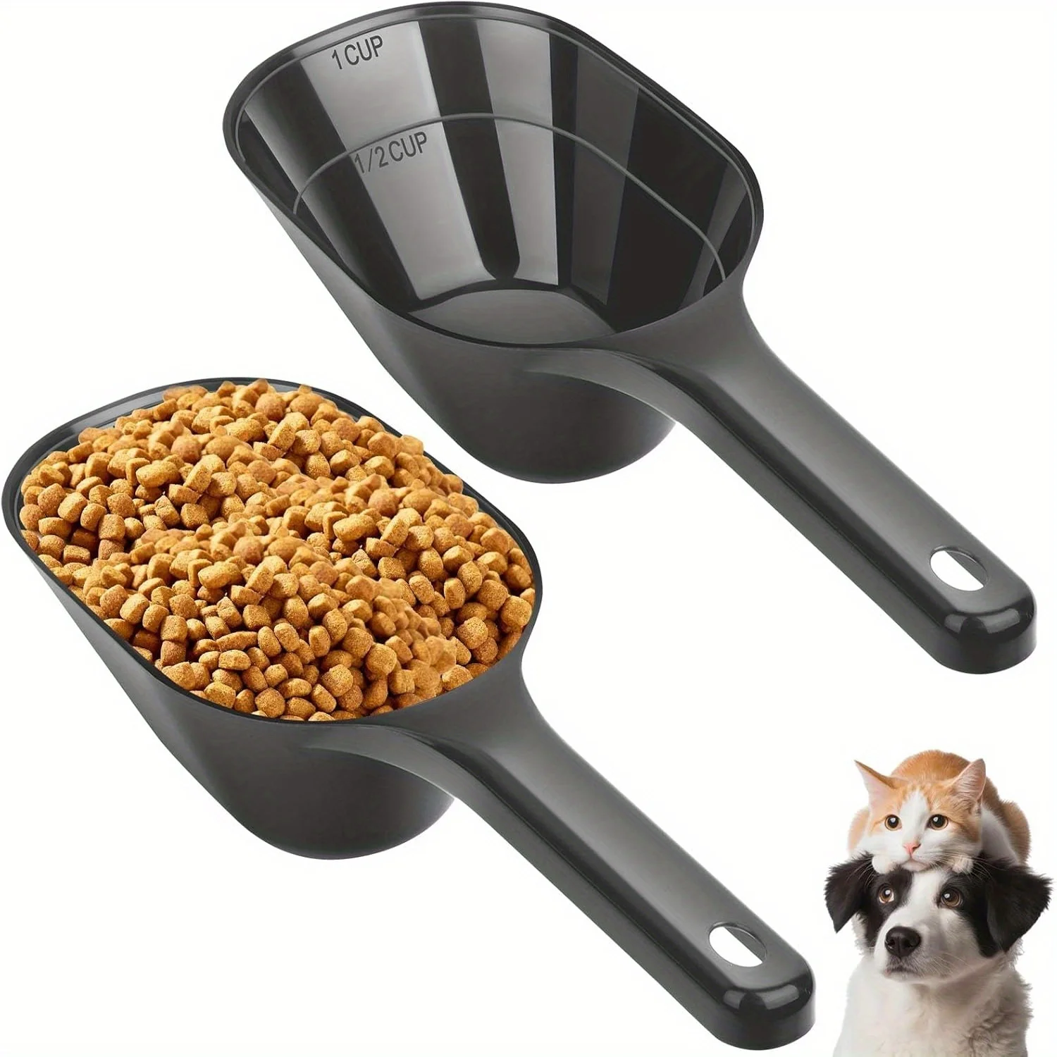 Colher de Comida para Cães com Medição de 1/2 e 1 Xícara - Imagem 6