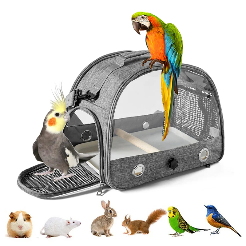 transportador de viagem para pássaros